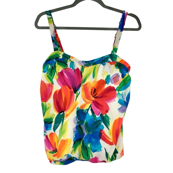 Miraclesuit Other - Miraclesuit Floral Tankini Bikini Top